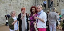 15. Certificates and typical drink Zivania at Limassol castle.JPG